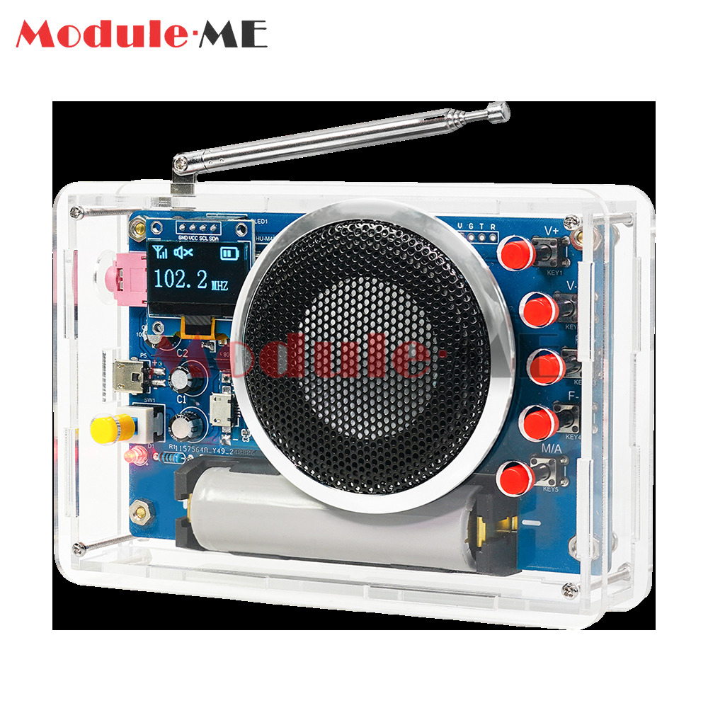 DIY FM Radio Electronic Kit - 87-108MHz - Soldering Project