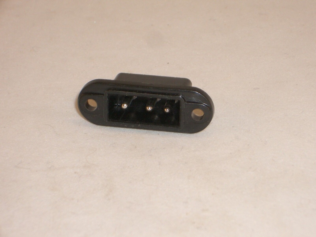 CBJ-3B 3-Pin Replacement Power Cord Panel Jack
