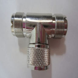 TA-T Coaxial TEE / Splitter (2xSO-239/1xPL-259)